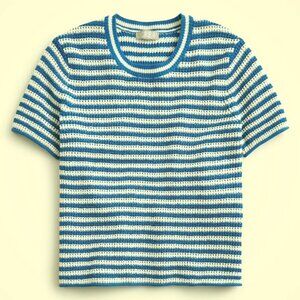 J.Crew Crewneck Short-Sleeve Sweater-SMALL-NWT